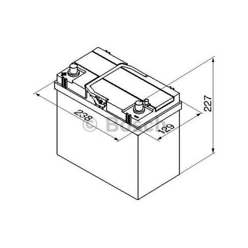 Акумулятор автомобільний Bosch 45А (0 092 S40 230)