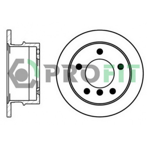 Гальмівний диск Profit 5010-0931