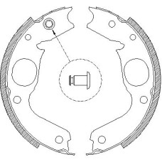 Гальмівні колодки REMSA 4148.00