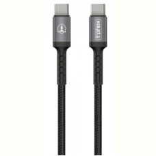 Дата кабель USB Type-C to Type-C 1.0m 3A Black\Gray T-Phox (T-CC833)