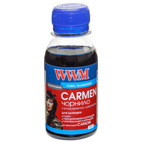 Чорнило WWM CANON UNIVERSAL CARMEN 100g Cyan (CU/C-2)