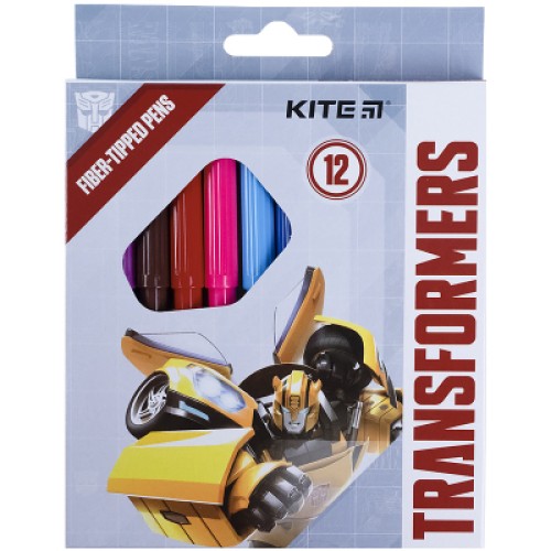 Фломастери Kite Transformers , 12 кольорів (TF21-047)