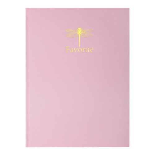 Канцелярська книга Buromax А4 FAVOURITE, PASTEL, 96 аркушів, клітинка, рожева (BM.2400-410)