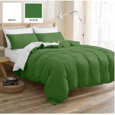 Постельное белье MirSon Бязь Premium Green Diego (11-2107+18-0130) King Size (2200001172241)