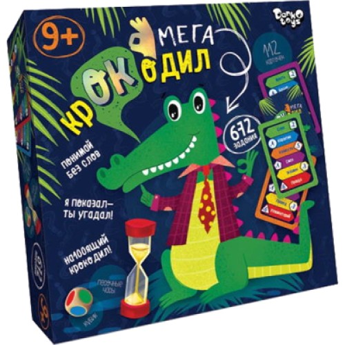 Настільна гра Danko Toys Мега Крокодил, російська (CROC-03-01)