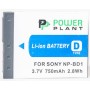 Акумулятор до фото/відео PowerPlant Sony NP-BD1, NP-FD1 (DV00DV1204)