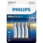 Батарейка PHILIPS AAA LR03 Ultra Alkaline * 4 (LR03E4B/10)