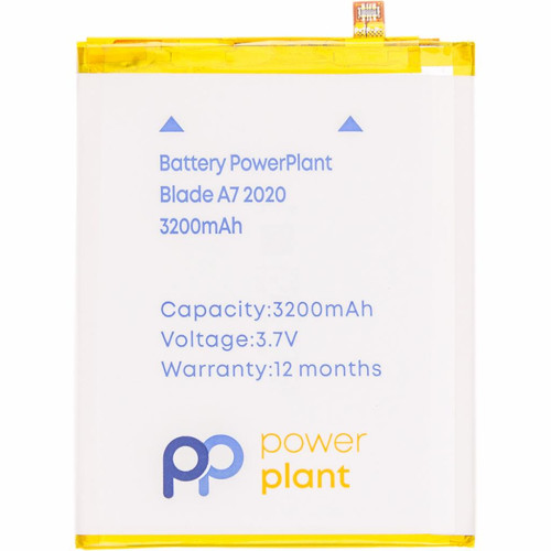 Акумуляторна батарея для телефону PowerPlant ZTE Blade A7 (2020) 3200mAh (SM130504)