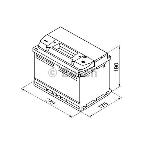 Акумулятор автомобільний Bosch 77А (0 092 S50 080)