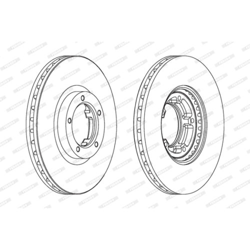 Гальмівний диск FERODO DDF848