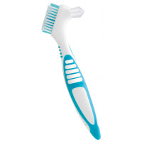 Зубна щітка Paro Swiss clinic denture brush для зубних протезів блакитна (7610458009208-blue)