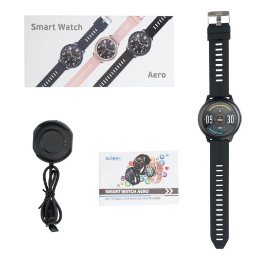 Смарт-годинник Globex Smart Watch Aero Black