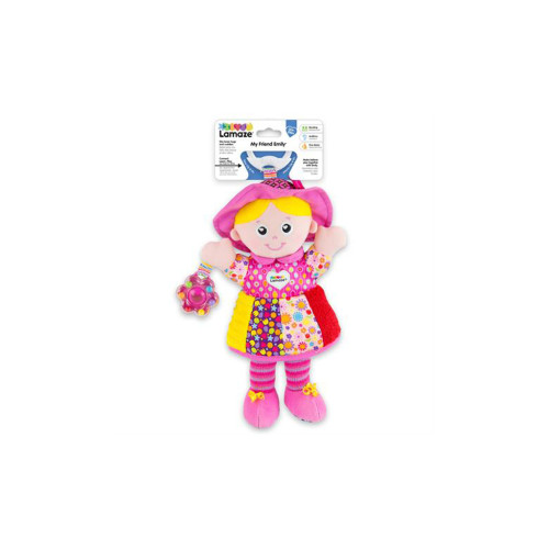 Іграшка на коляску Lamaze Лялька Емілі з брязкальцем (L27026)