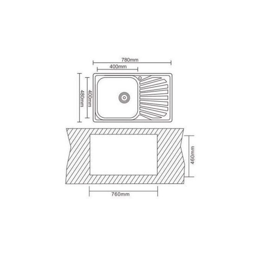 Мийка кухонна Interline VEGA sateen