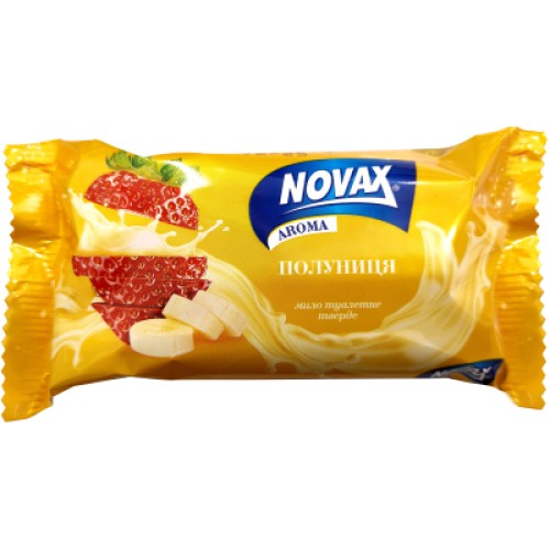 Тверде мило Novax Aroma Полуниця 140 г (4820195509500)