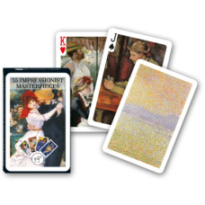 Гральні карти Piatnik Шедеври імпресіоністів, 1 колода х 55 карт (PT-112218)