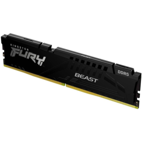 Модуль пам'яті для комп'ютера DDR5 32GB 5600 MHz Beast Black Kingston Fury (ex.HyperX) (KF556C40BB-32)