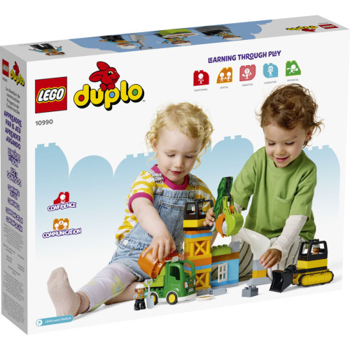 Конструктор LEGO DUPLO Town Будівельний майданчик 61 деталь (10990)