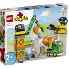 Конструктор LEGO DUPLO Town Будівельний майданчик 61 деталь (10990)