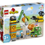 Конструктор LEGO DUPLO Town Будівельний майданчик 61 деталь (10990)