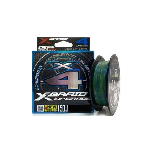 Шнур YGK X-Braid Upgrade X4 Multi Color 150m 0.6/0.128mm 12lb/5.4kg (5545.04.15)