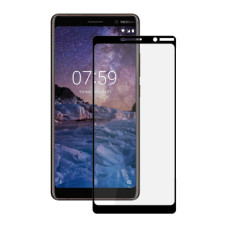 Скло захисне PowerPlant Full screen Nokia 7 Plus, Black (GL605231)