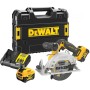 Дискова пила DeWALT 12В XR Li-lon безщіткова, диск 140х20 мм, 2x5Ah, кейс TSTAK (DCS512P2)