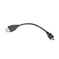 Дата кабель OTG USB 2.0 AF to Mini 5P 0.15m Cablexpert (A-OTG-AFBM-002)