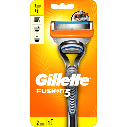 Бритва Gillette Fusion5 з 2 змінними картриджами (7702018874125/7702018866946)