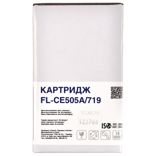 Картридж FREE Label HP LJ CE505A/CANON 719 (LJ P2035/2055, LBP6300) (FL-CE505A/719)