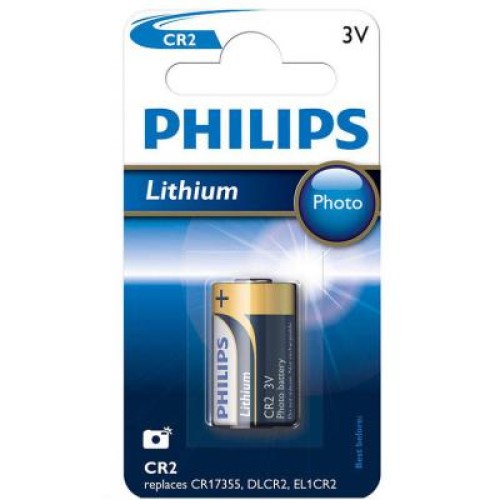 Батарейка Philips CR2 Lithium Photo 3V (CR2/01B)