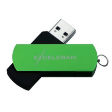 USB флеш накопичувач eXceleram 64GB P2 Series Green/Black USB 2.0 (EXP2U2GRB64)