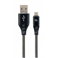 Дата кабель USB 2.0 Micro 5P to AM Cablexpert (CC-USB2B-AMmBM-2M-BW)