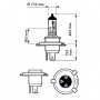 Автолампа Philips галогенова 60/55W (12342 CTV BW)