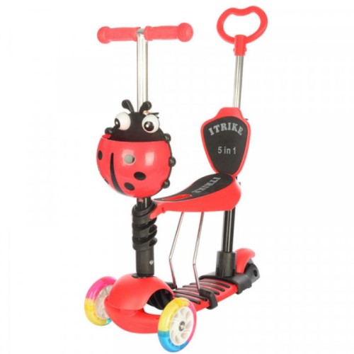 Самокат iTrike Maxi 5 в 1 Червоний (JR 3-026-C red)