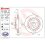 Гальмівний диск Brembo 09.B026.11