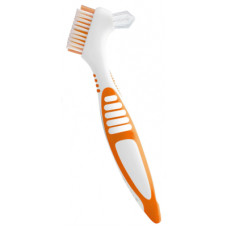 Зубна щітка Paro Swiss clinic denture brush для зубних протезів помаранчева (7610458009208-orange)