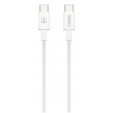 Дата кабель USB Type-C to Type-C 1.0m 3A White T-Phox (T-CC834)