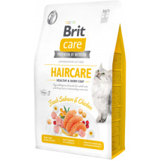 Сухий корм для кішок Brit Care Cat GF Haircare Healthy and Shiny Coat 2 кг (8595602540884)