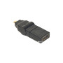 Перехідник HDMI AF to micro HDMI AM, 360 degree PowerPlant (CA910618)