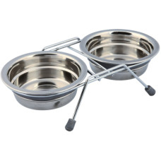 Посуд для собак Trixie не ковзаюча підставка з мисками 250 мл/11 см (4011905252308)