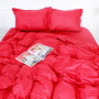 Підковдра MirSon Satin Stripe 30-0018 Red 220х240 см (2200005254677)