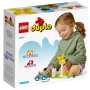 Конструктор LEGO DUPLO Town Вітрова турбіна та електромобіль 16 деталей (10985)