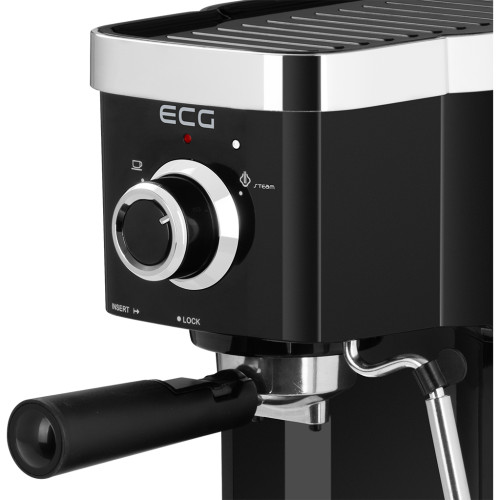 Ріжкова кавоварка еспресо ECG ESP 20301 Black (ESP20301 Black)