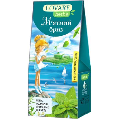 Чай Lovare HERBS "М'ятний бриз" 20х1.8 г (lv.16416)