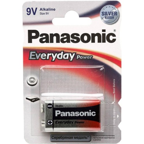 Батарейка PANASONIC Крона 6LR61 Everyday Power * 1 (6LR61REE/1B)