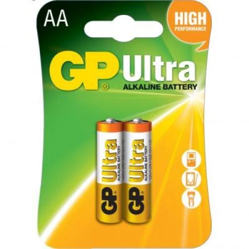 Батарейка Gp AA LR6 Ultra Alcaline * 2 (15AU-U2 / 4891199027581)