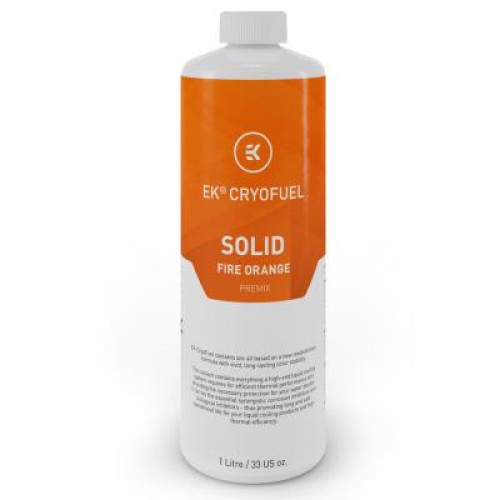 Охолоджуюча рідина Ekwb EK-CryoFuel Solid Fire Orange (Premix 1000mL) (3831109880326)