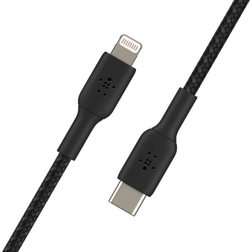 Дата кабель USB Type-C to Lightning 2.0m Belkin (CAA004BT2MBK)