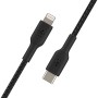 Дата кабель USB Type-C to Lightning 2.0m Belkin (CAA004BT2MBK)